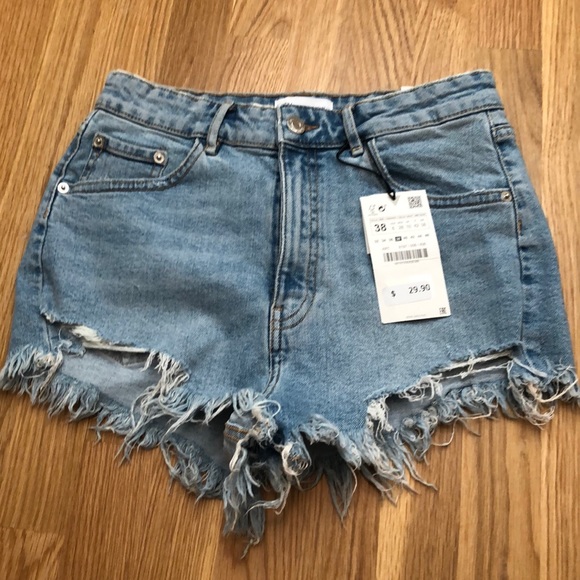 Zara Pants - NTW Zara Denim Shorts